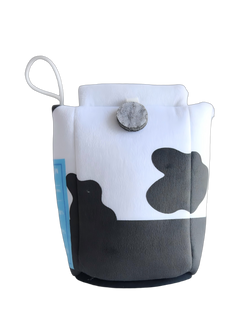 Labubu Milk Carton Costume with Strap
