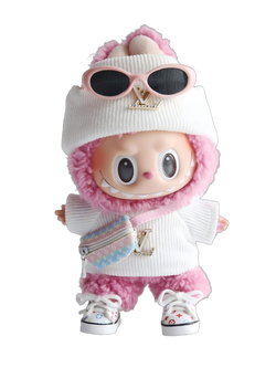 Labubu Pink - White LV Sweet - Cool Set