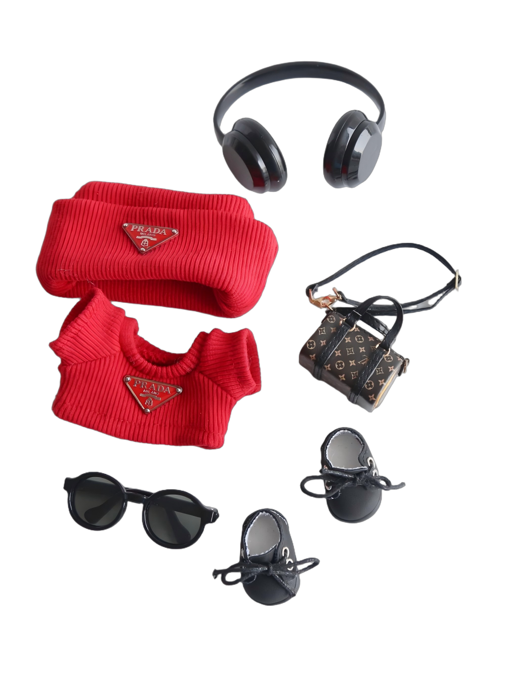 Labubu Prada - Inspired Red Cute - Trendy Set