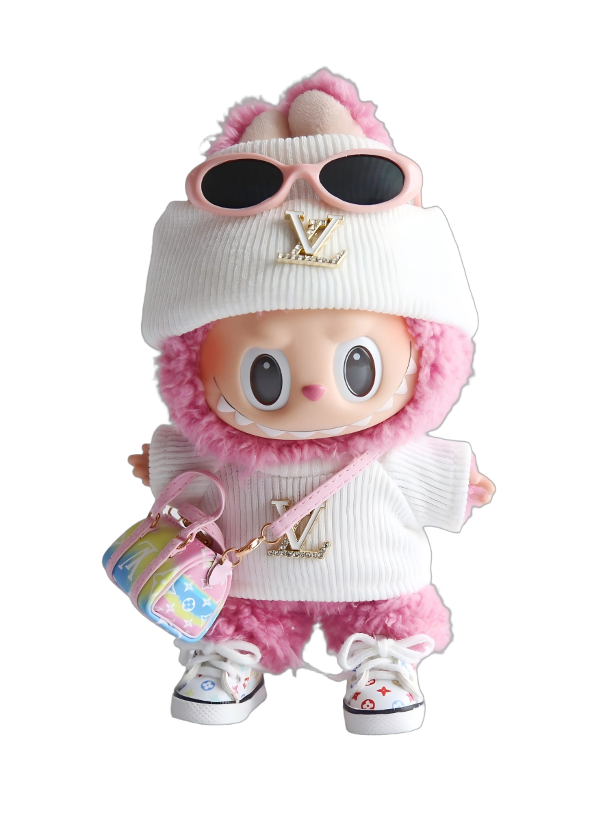Labubu Pink - White LV Sweet - Cool Set