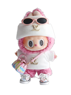 Labubu Pink - White LV Sweet - Cool Set